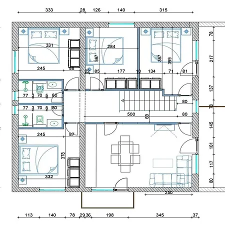 Four-bedroom With Sea View * Drače